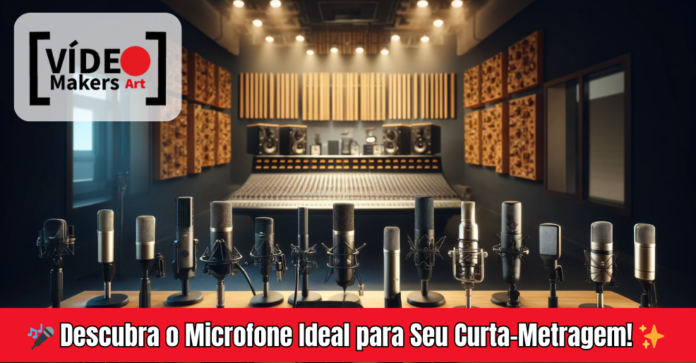 Microfones para Filmes: Lapela, Shotgun ou Condensador? 🎥