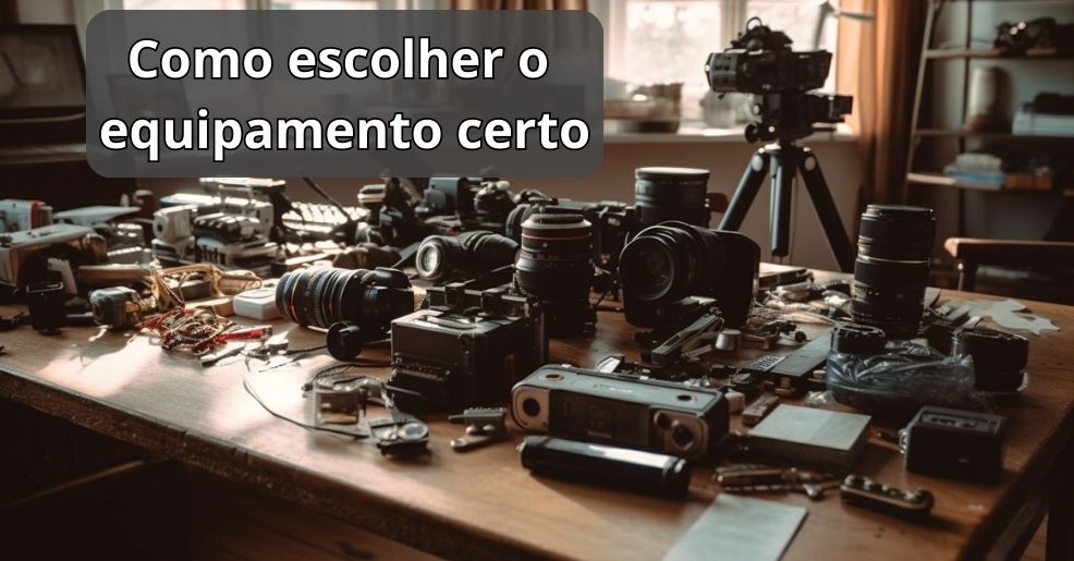 Como escolher o equipamento certo para suas necessidades de filmagem e fotografia